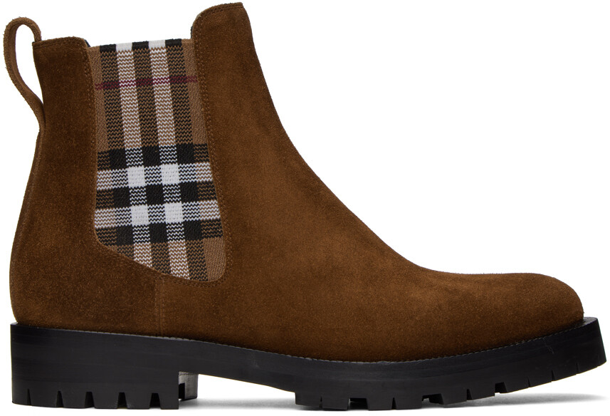 

Коричневые ботильоны Allostock Burberry