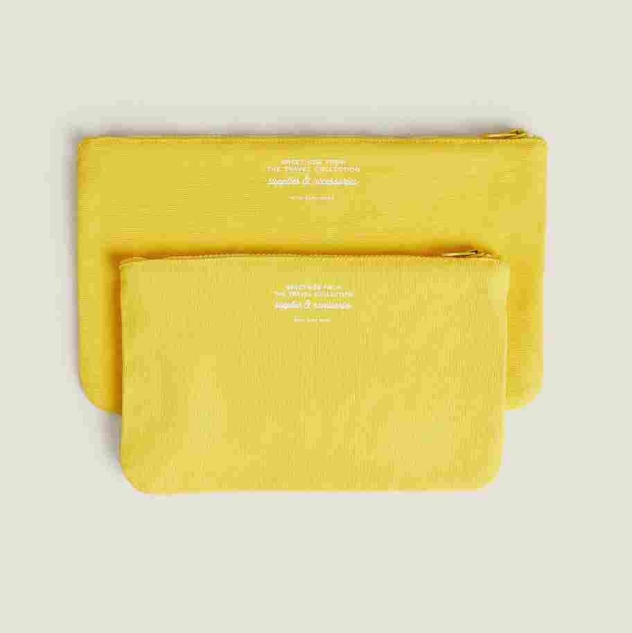 

Дорожная косметичка Zara Home Travel Toiletry Bag x Saint Lazare, желтый