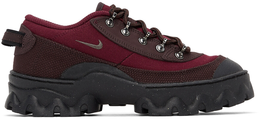 

Бордовые низкие кеды Lahar Nike