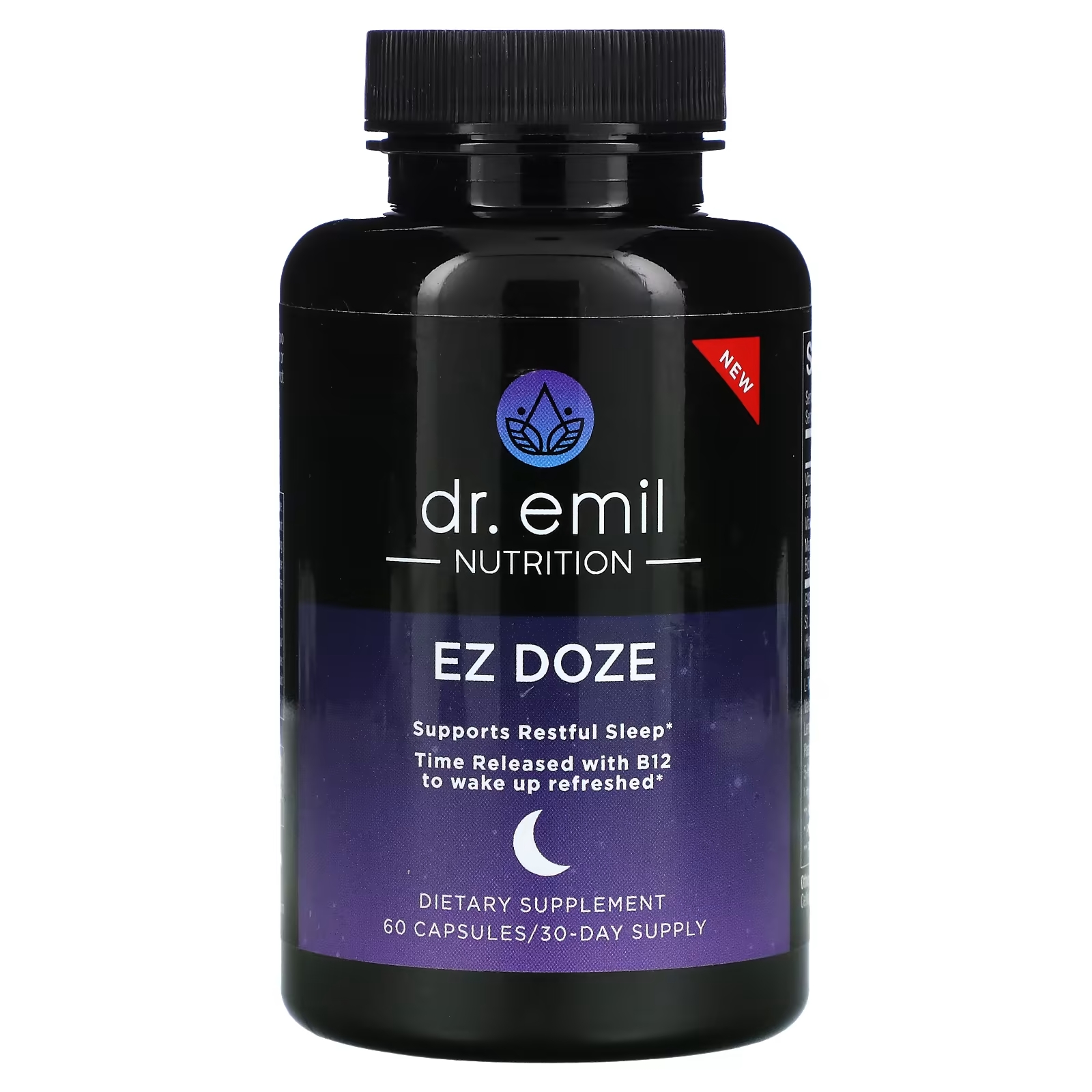 Dr Emil Nutrition EZ DOZE, 60 капсул dr emil nutrition спермидин 2 5 мг 60 капсул