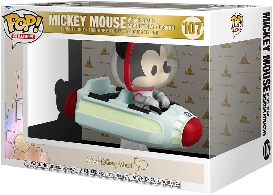 Фигурка Funko POP! Ride Super Deluxe Disney: Walt Disney World 50th - Mickey At The Space Mountain Attraction пазл микки маус 1000 шт