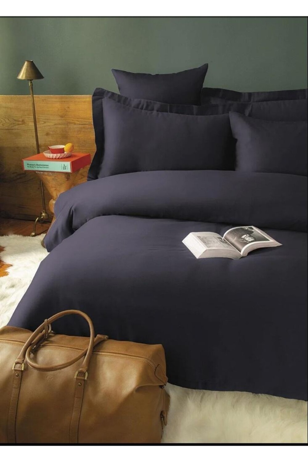 

Комплект пододеяльников Issimo Home Simply Anthracite Double, антрацитовый