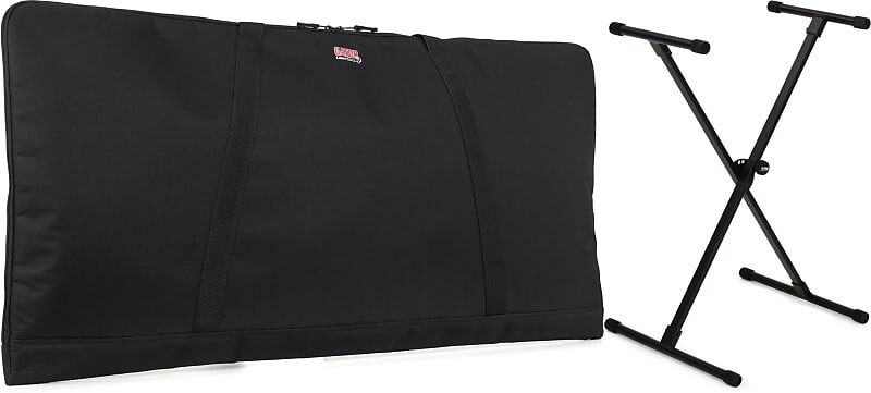 

Gator GKBE-61 Economy Keyboard Gig Bag в комплекте со стойкой для клавиатуры On Stage KS8190X Bullet-Nose с креплением Lok-Tight Gator + On-Stage GKBE-61=1 KS8190X=1