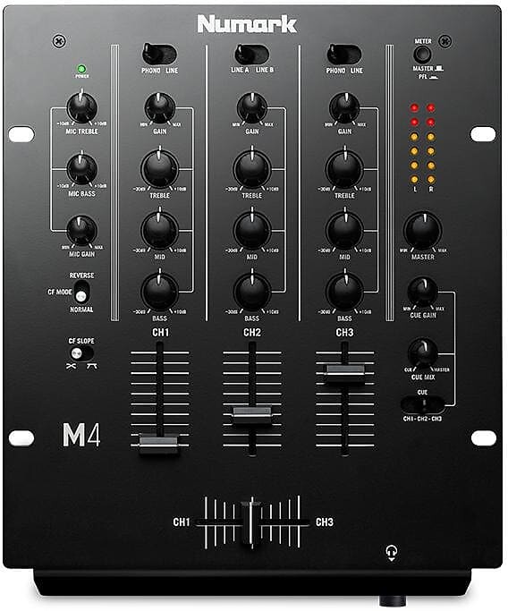 numark m4 black трехканальный скретч dj микшер numark m4 black three channel scratch dj mixer Numark M4 Scratch Mixer 3-канальный DJ-микшер M4BLACKXUS