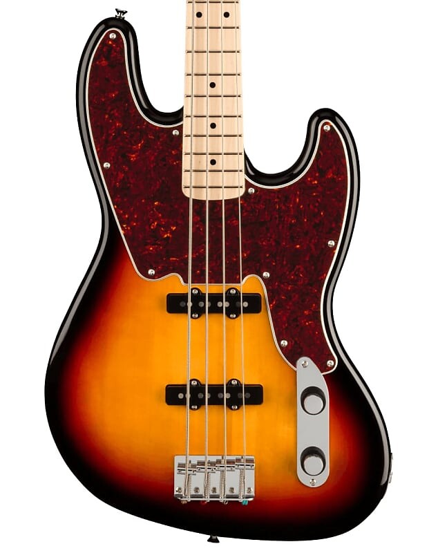 

NEW Squier Paranormal Jazz Bass '54 - 3-цветные солнечные лучи (224) Paranormal Jazz Bass Maple Fingerboard Tortoiseshell Pickgu...