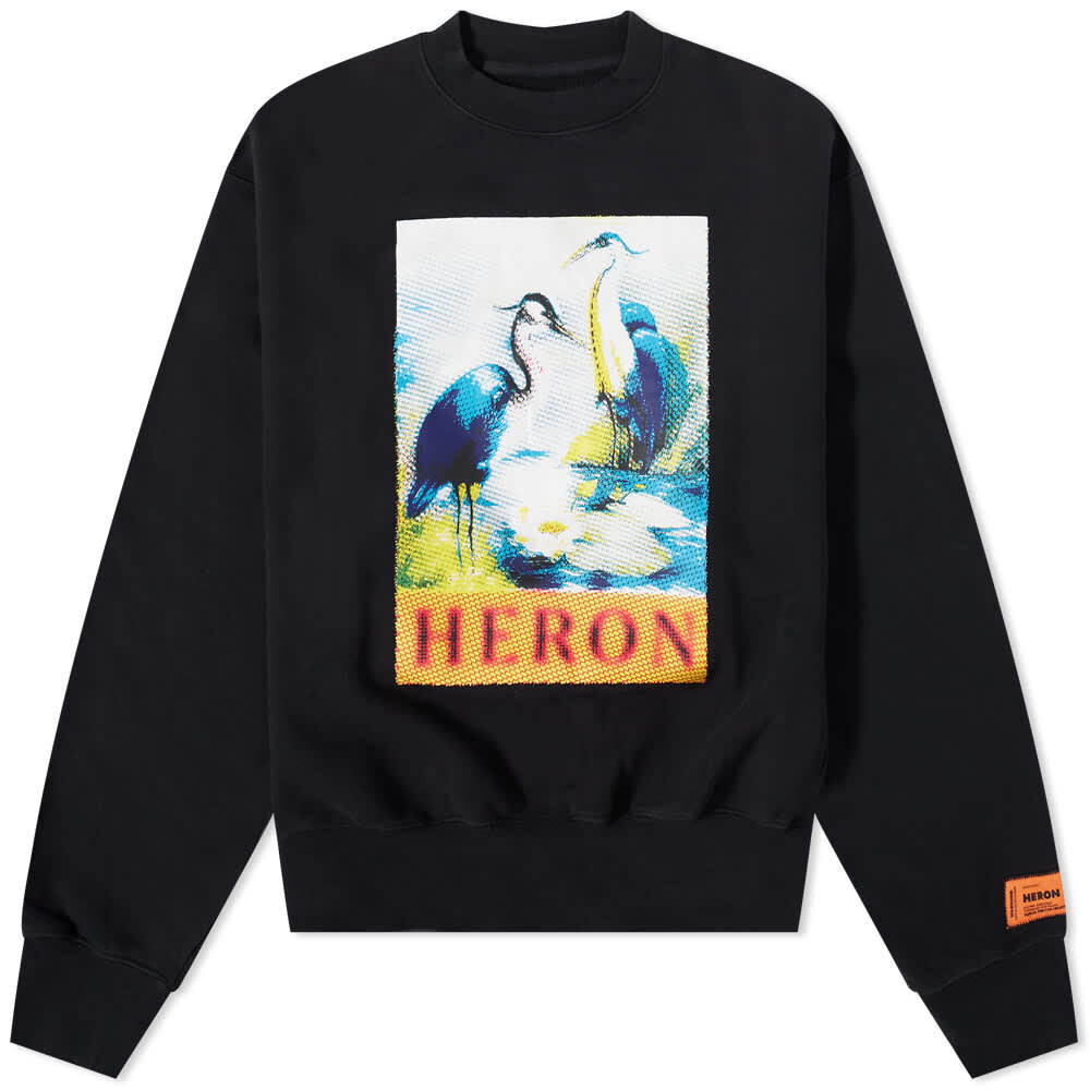 

Толстовка Heron Preston Halftone Heron Crew Sweat, Черный