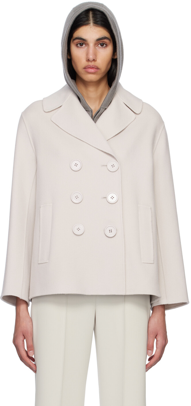 

Серая кобылья куртка S Max Mara, Серый