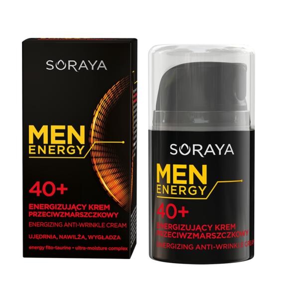 

Soraya Men Energy 40+ бодрящий крем против морщин 50мл