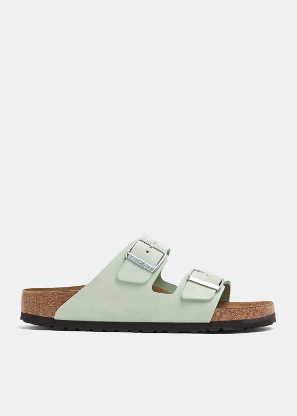 

Сандалии BIRKENSTOCK Arizona Soft Footbed sandals, зеленый