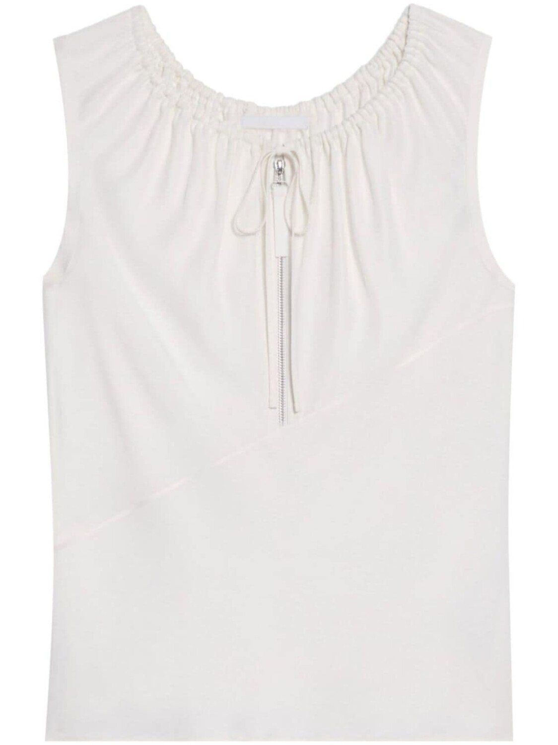 

Helmut Lang топ с кулиской, белый