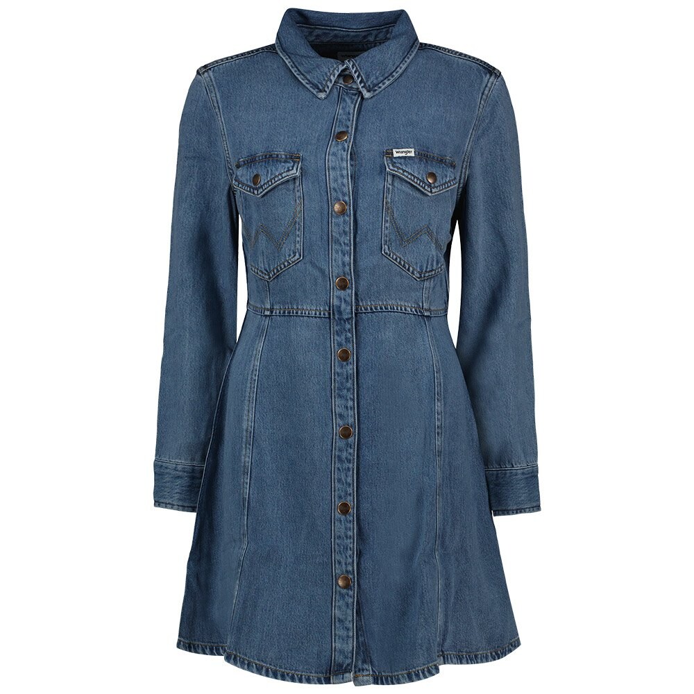

Платье Wrangler 112350340 A Line, синий