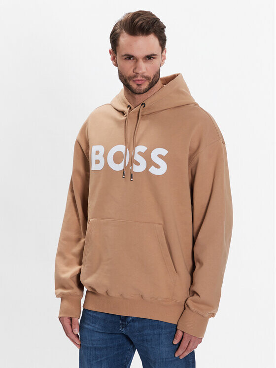 

Толстовка оверсайз Boss, бежевый