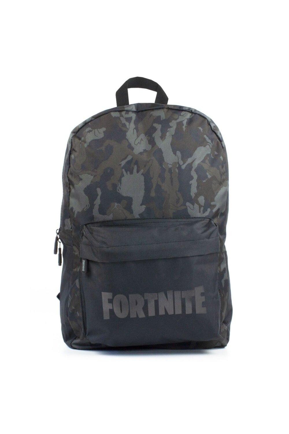 

Рюкзак с камуфляжным принтом ламы по всей поверхности Fortnite, черный
