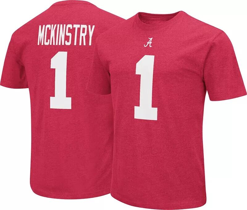 

Colosseum Мужская красная футболка Alabama Crimson Tide Kool-Aid McKinstry #1