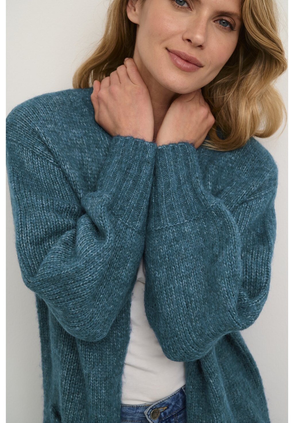 

Кардиган Kaffe АЛИОМА, цвет legion blue melange
