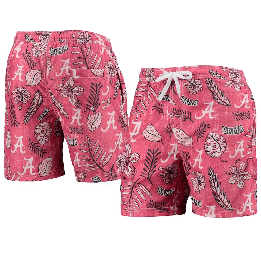 

Пляжные шорты Wes & Willy Alabama Crimson Tide, малиновый