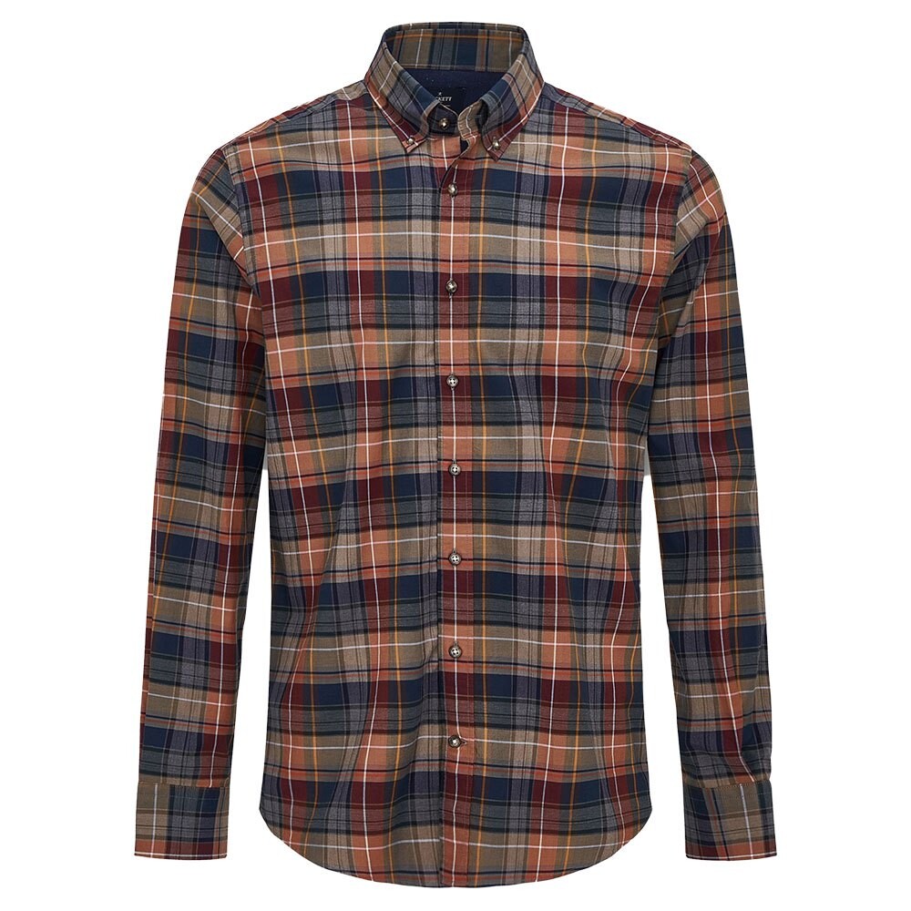 

Рубашка Hackett Rust Multi Plaid, синий