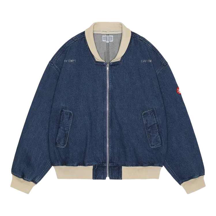 

Куртка Cav Empt Washed Denim Zip 'Indigo', синий