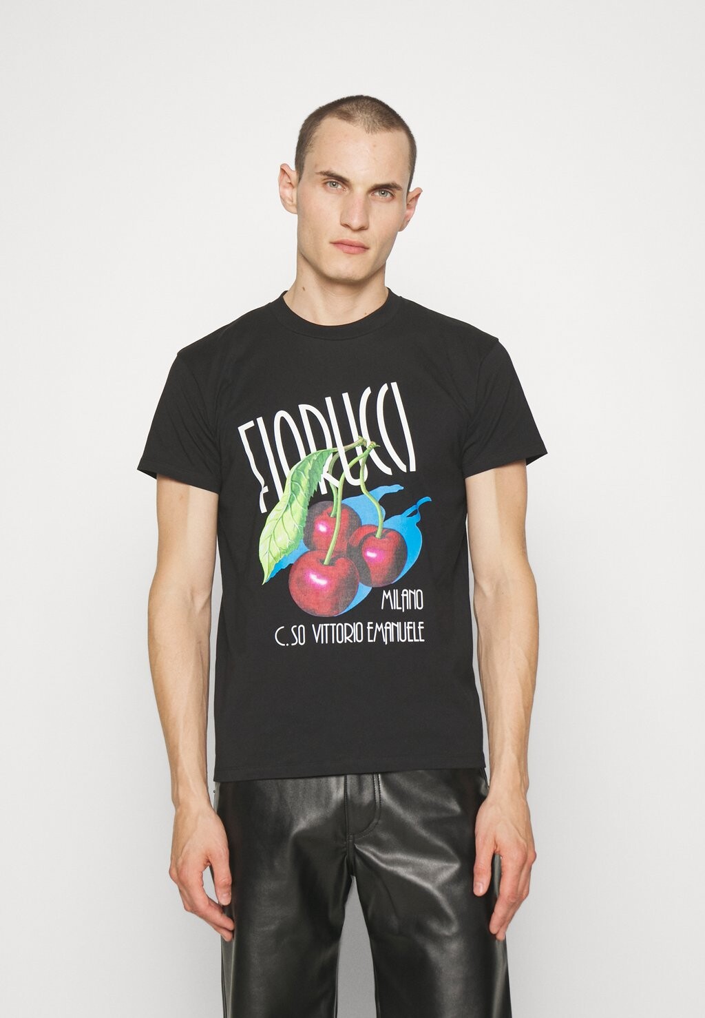 

Футболка с принтом CHERRY UNISEX Fiorucci, черный