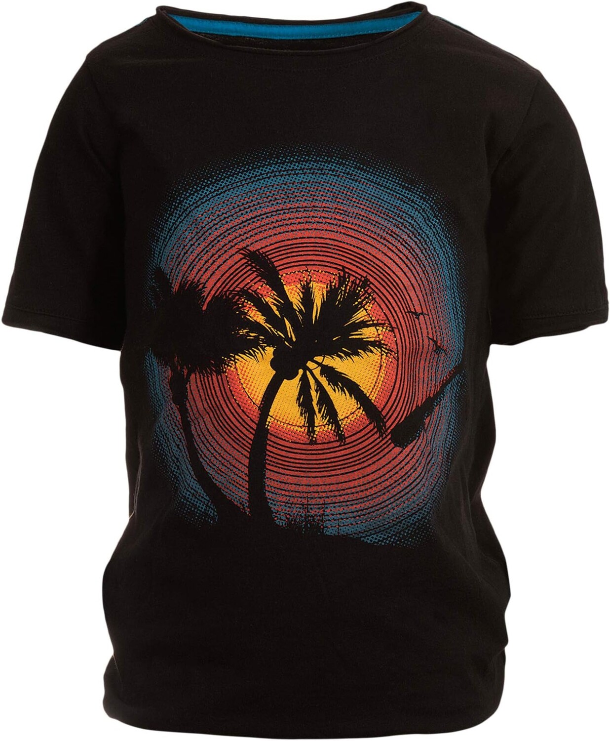 

Футболка Appaman Palm Tree, Sounds of Sunset Graphic T-Shirt, черный
