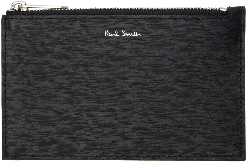 

Черный держатель для карт с цветными блоками Paul Smith