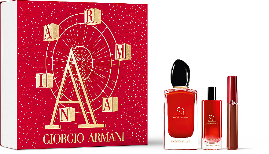 Парфюмерный набор Giorgio Armani Si Passione Christmas Gift Set парфюмерный набор giorgio armani armani code 2 предмета