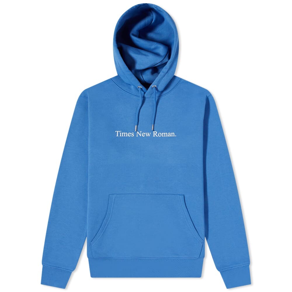 

Толстовка Times New Roman Classic Logo Organic Hoody, Синий