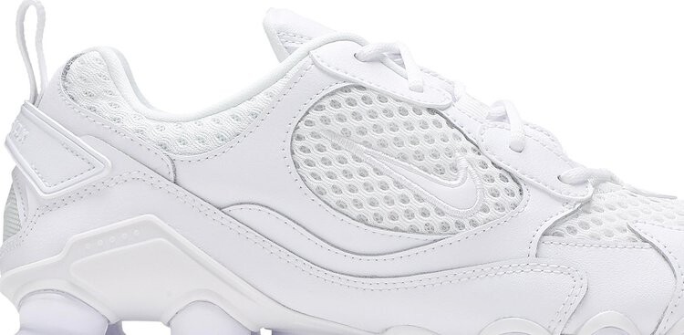 All white nike shox best sale