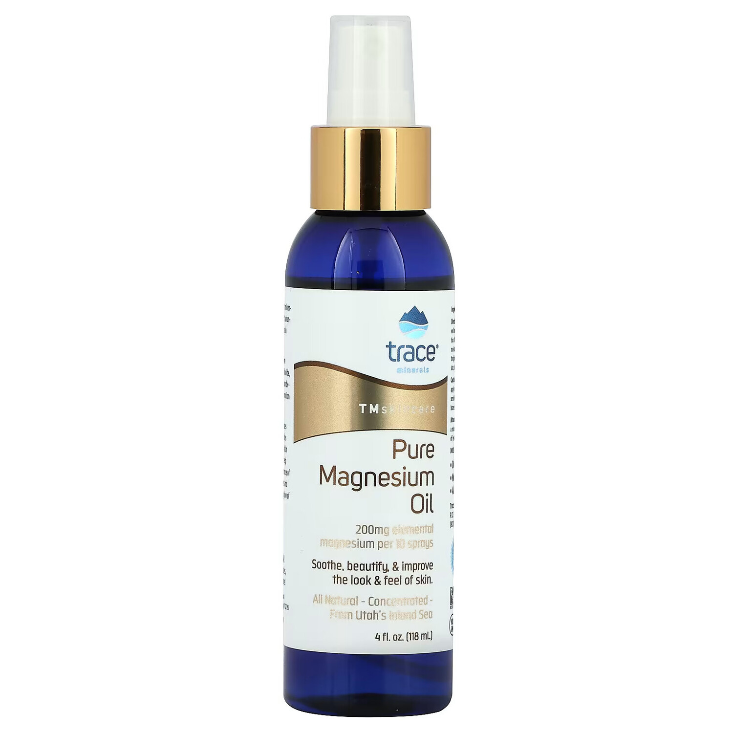 

Trace Minerals TM Skincare чистое магниевое масло, 118 мл