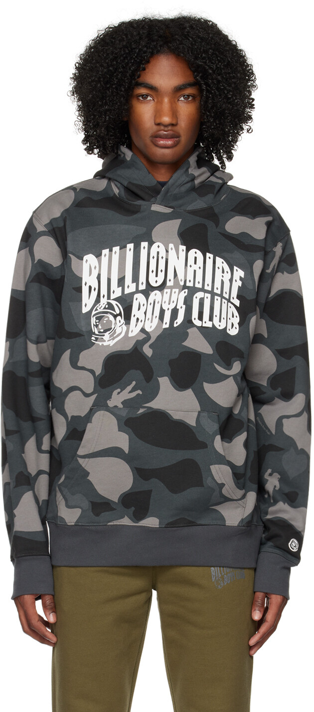 

Черный худи с камуфляжным принтом Arch Billionaire Boys Club
