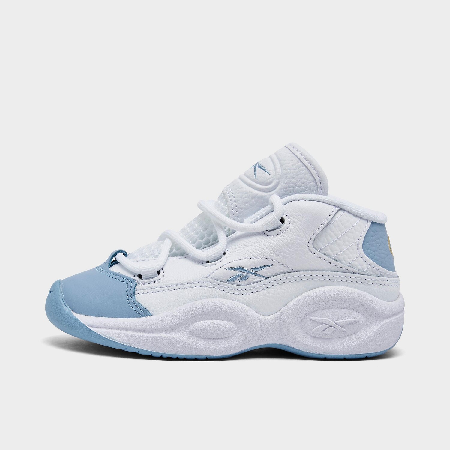 

Детская баскетбольная обувь Reebok Question Mid для малышей, белый