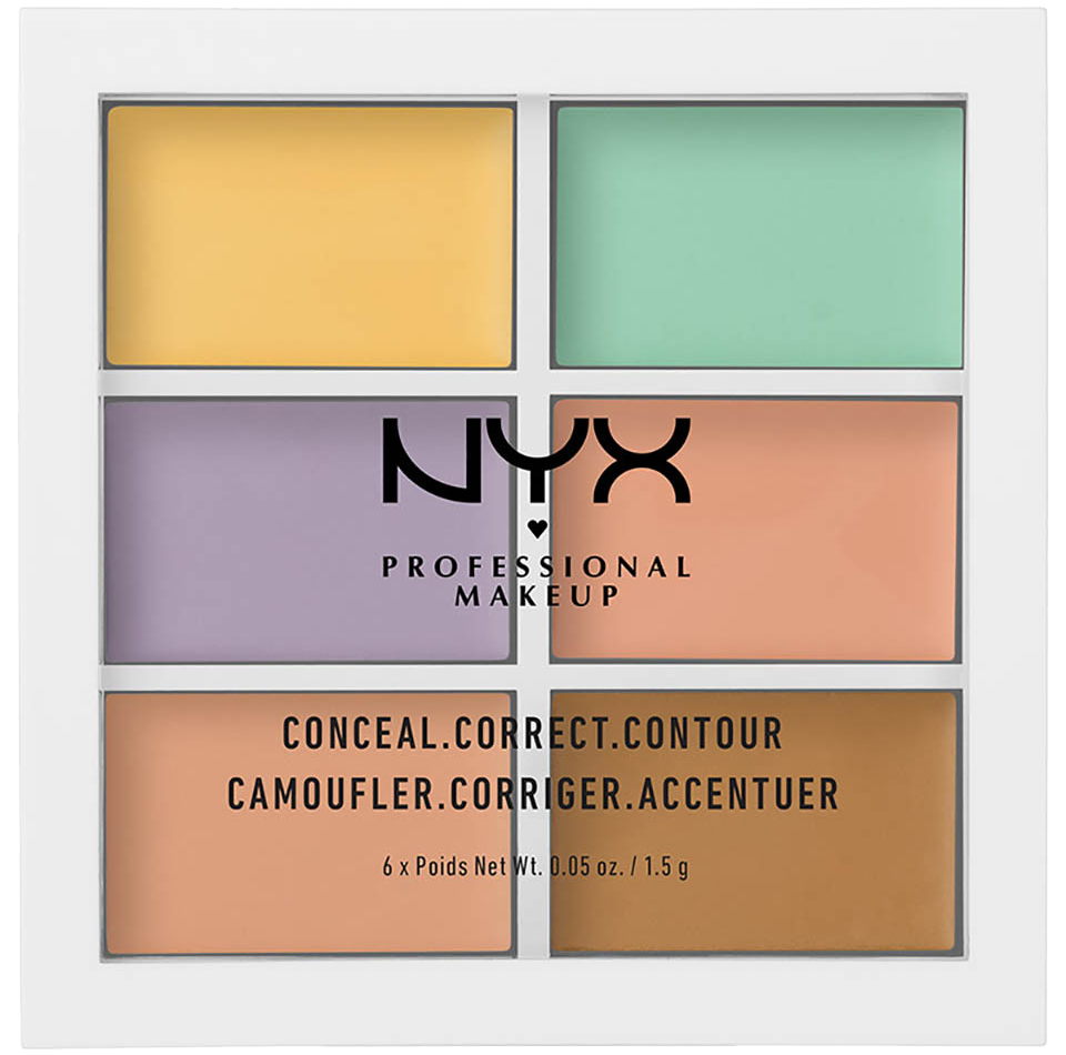 цена NYX Professional Makeup Color Correcting палетка корректоров для лица 3CP 04, 1,5 г