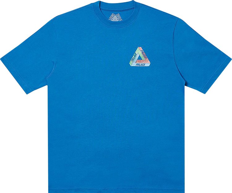 Футболка Palace Tri-Tex T-Shirt 'Blue', синий