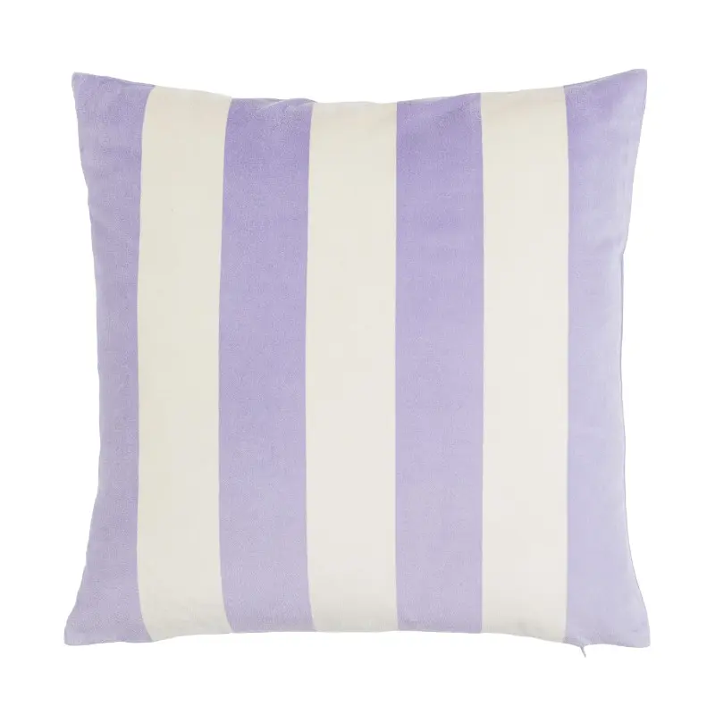 

Чехол для декоративной подушки H&M Home Velvet, сиреневый/белый