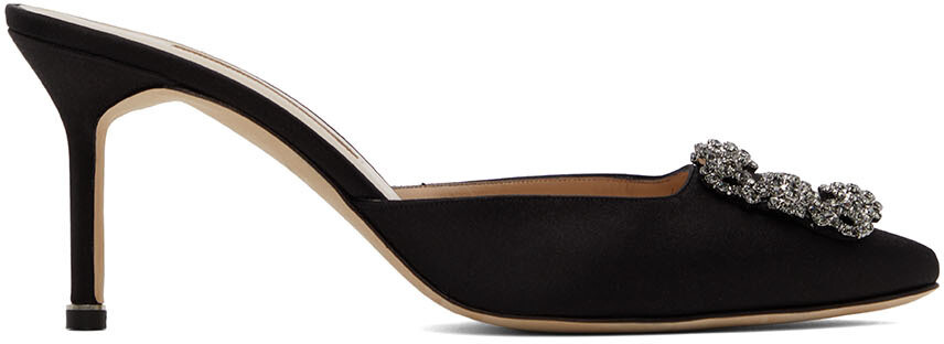 

Черные босоножки на каблуке Hangisimu 50 Manolo Blahnik
