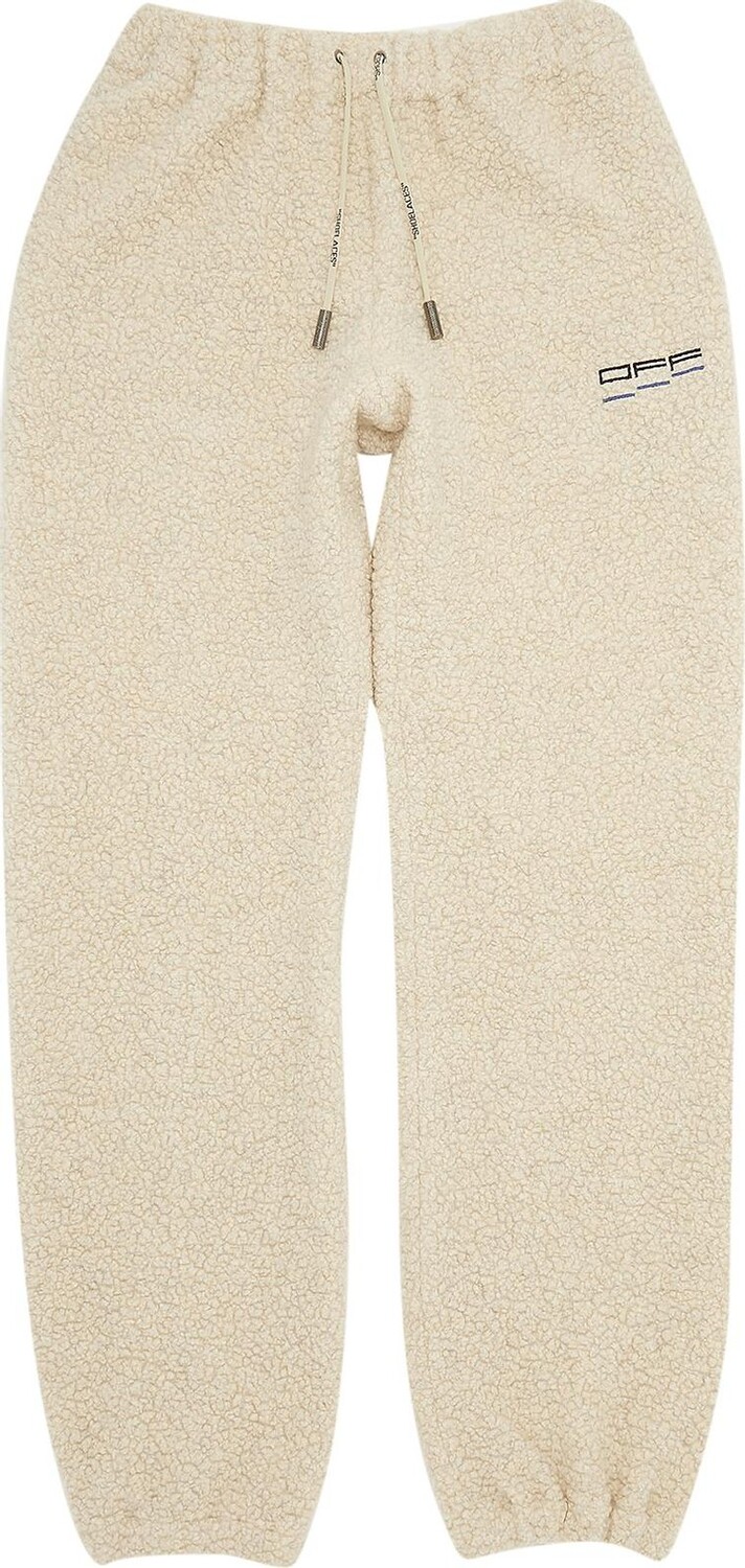 

Брюки Off-White Athletic Teddy Pant 'Beige', загар