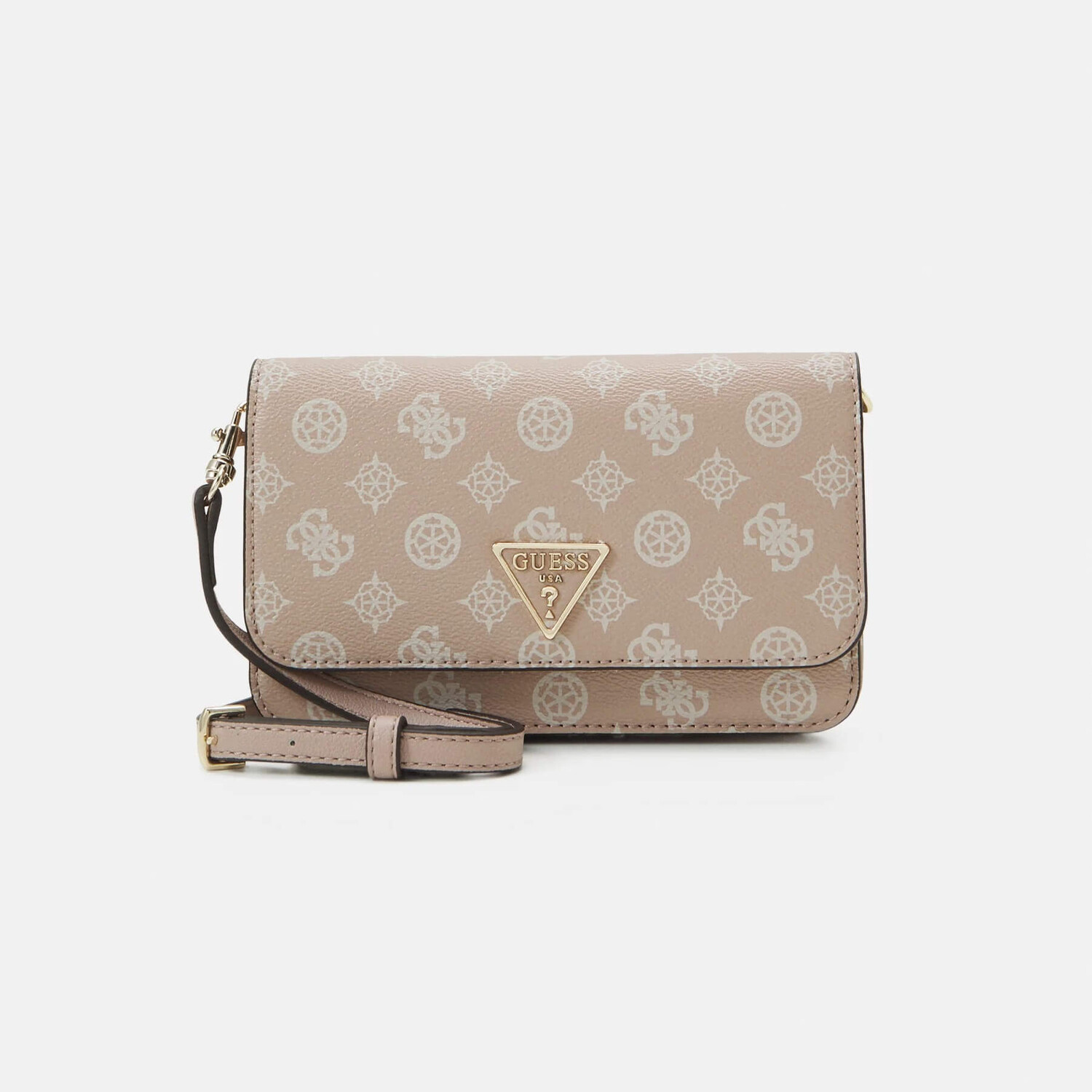 

Сумка кросс-боди Guess Noelle Flap Organizer, светло-розовый