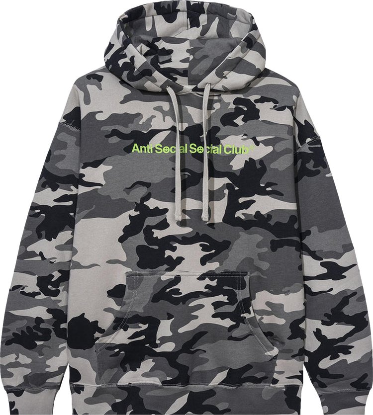 Худи Anti Social Social Club :) * :( Ice Camo Hoodie 'Camo', разноцветный - фото