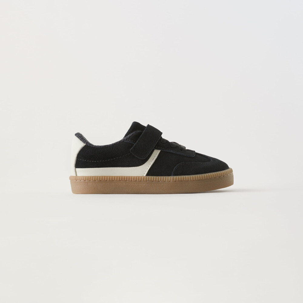 

Кроссовки Zara Leather Retro Unisex, черный