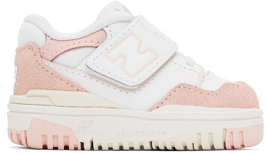 

Детские розово-белые кроссовки 550 New Balance