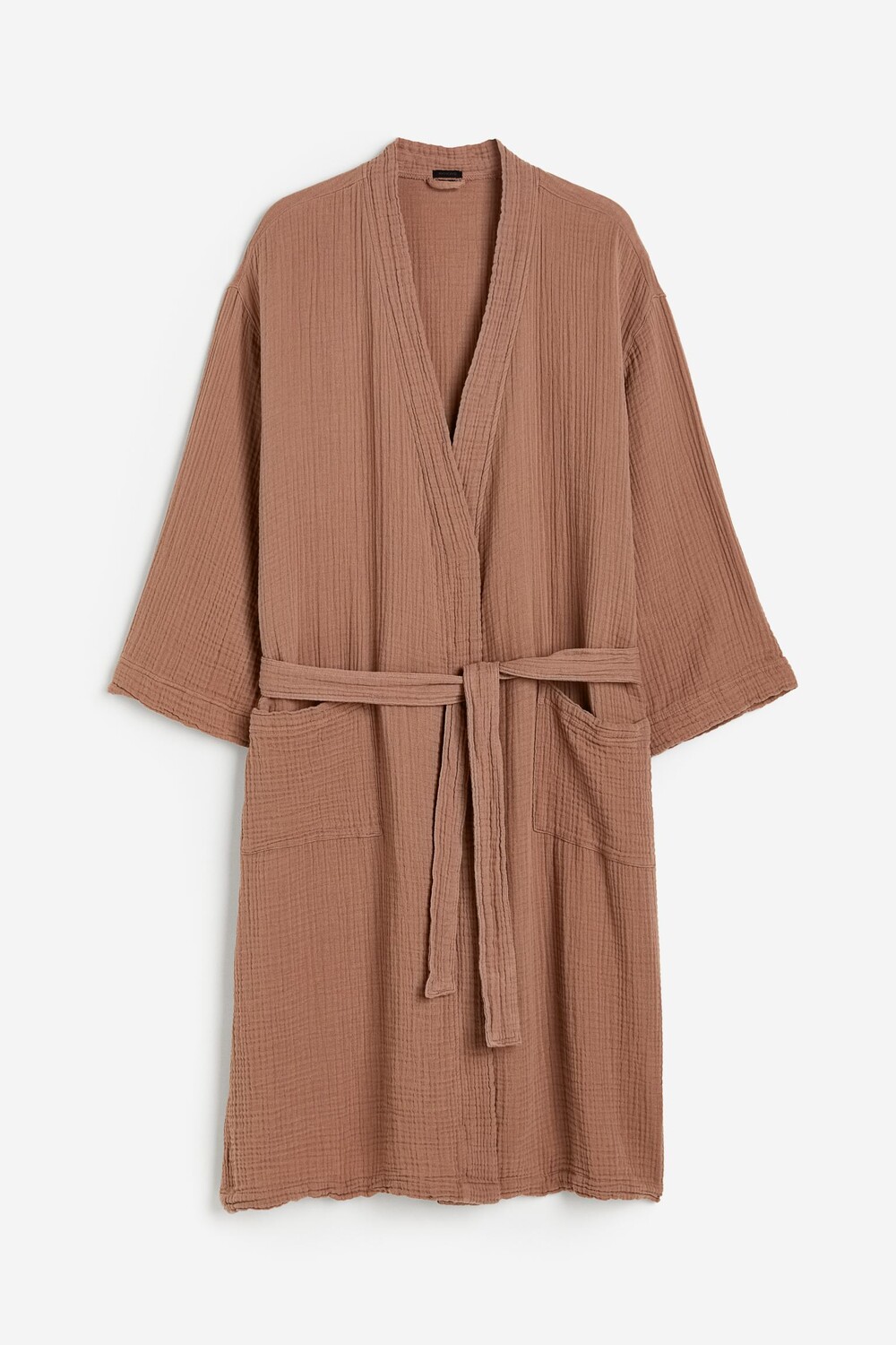 

Халат H&M Home Muslin, коричневый