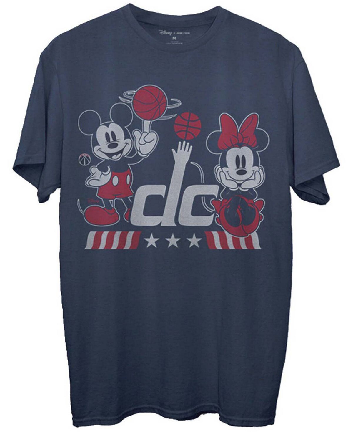 

Мужская темно-синяя футболка washington wizards disney mickey minnie city edition 2020/21 Junk Food, синий