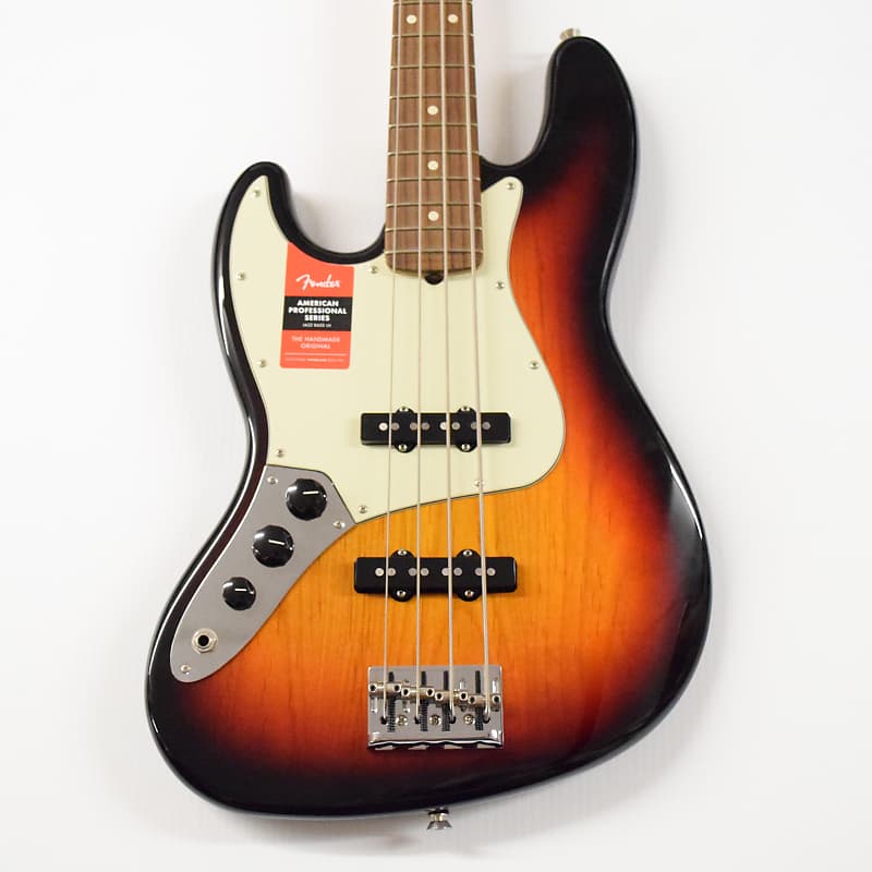 Fender AMERICAN PROFESSIONAL JAZZ BASS LEFT-HAND - 3 цвета Sunburst