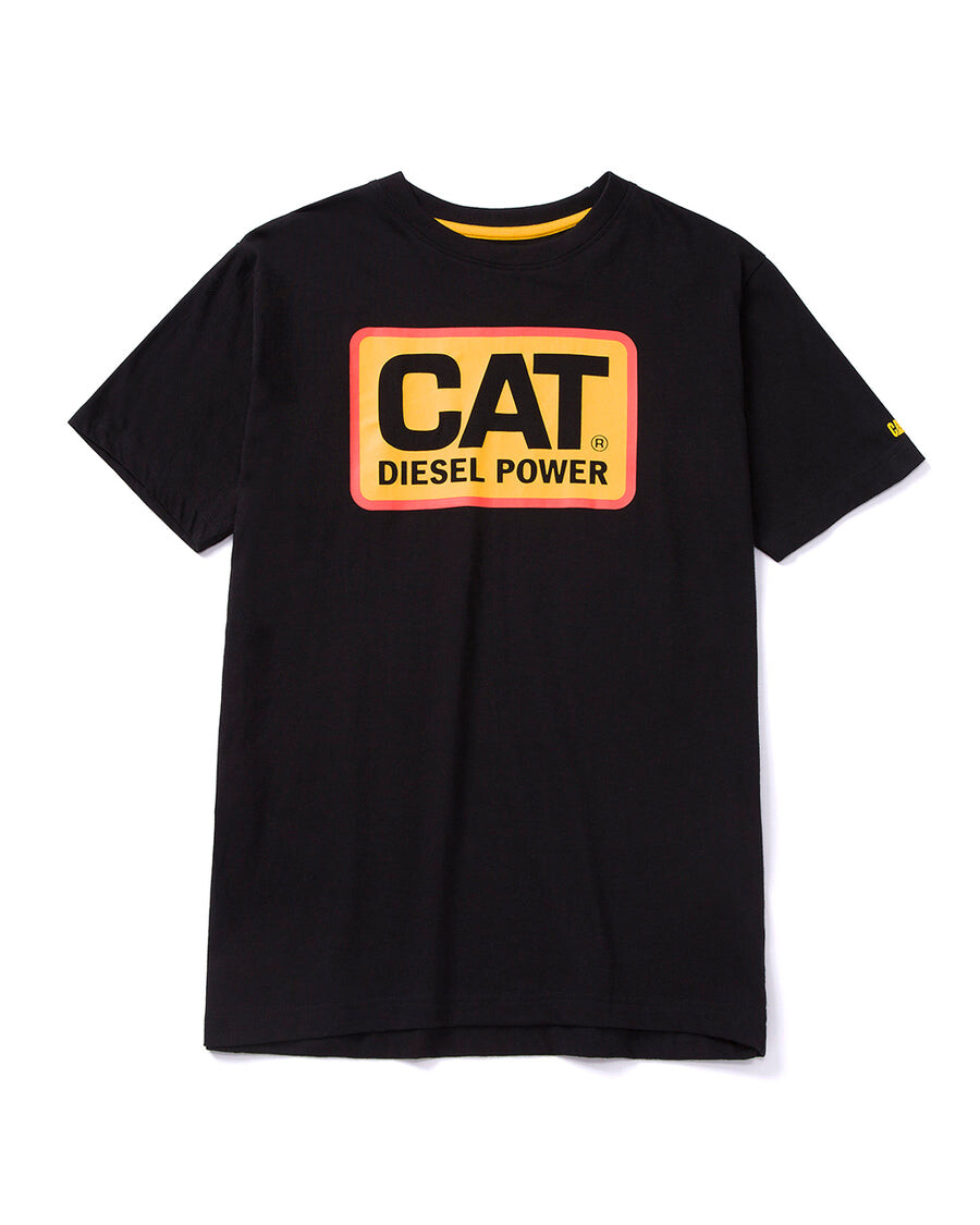 

Мужская футболка CAT Diesel Power, черный/оранжевый
