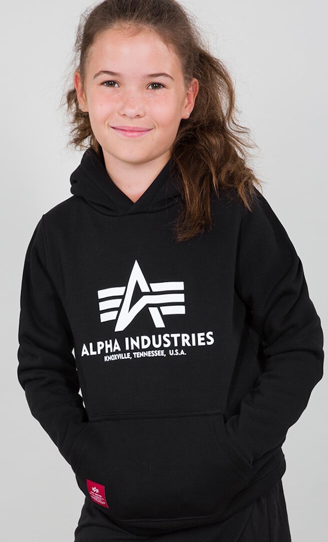 

Худи Alpha Industries Basic, черное, Черный