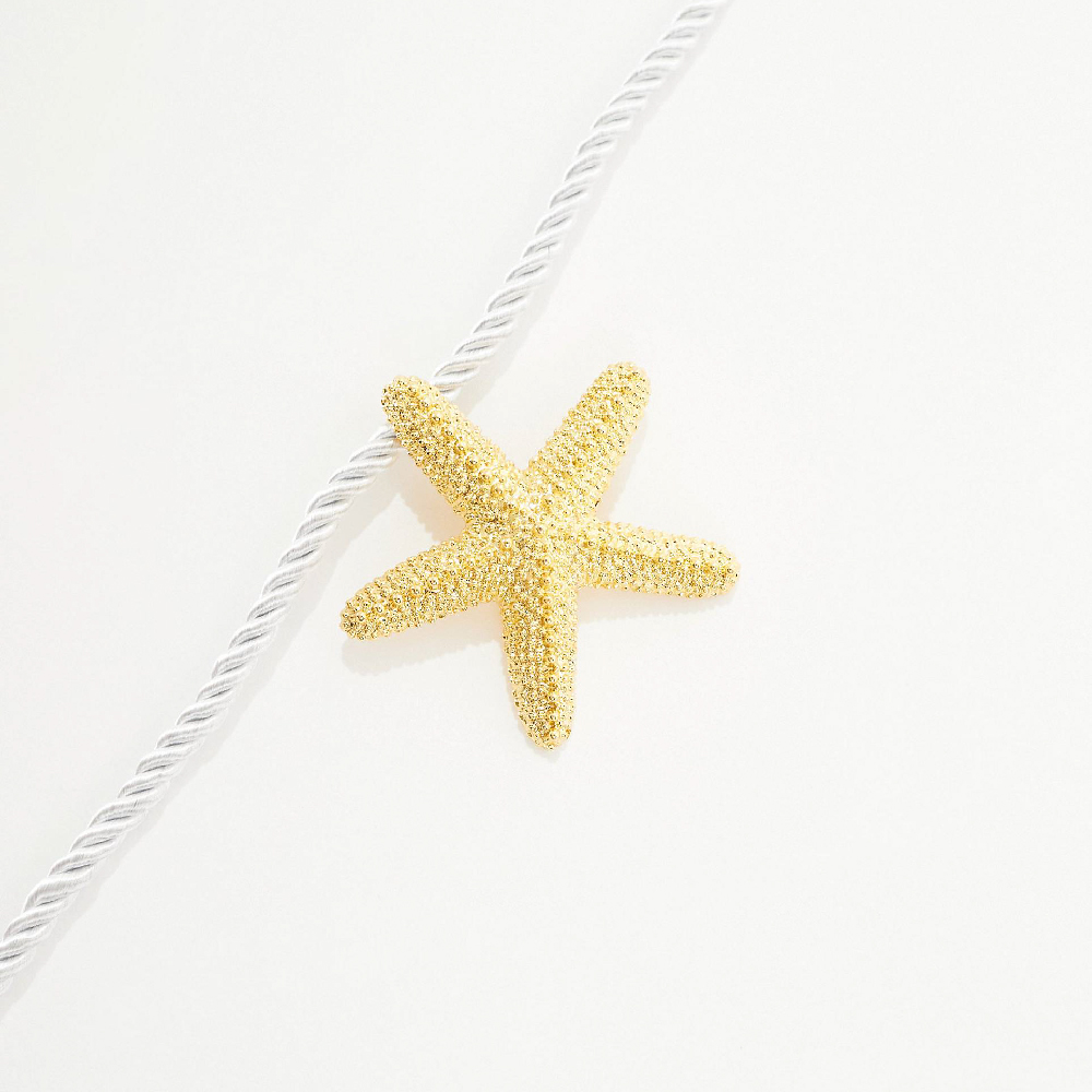 Ожерелье Kaiia Starfish And Rope, золотистый