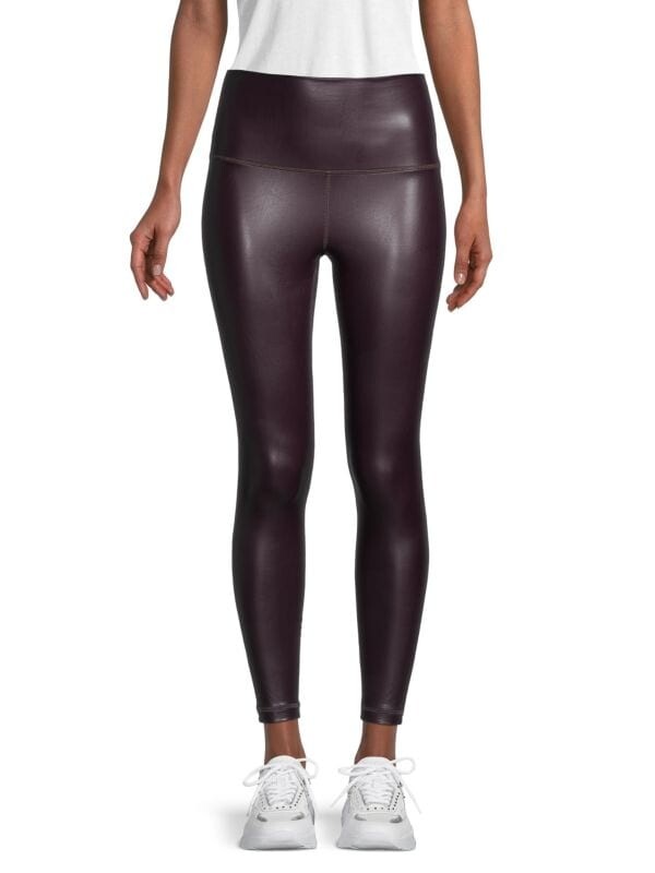 

Укороченные леггинсы 90 Degree by Reflex из искусственной кожи, темно-вишневый, Серый, Укороченные леггинсы 90 Degree by Reflex из искусственной кожи, темно-вишневый