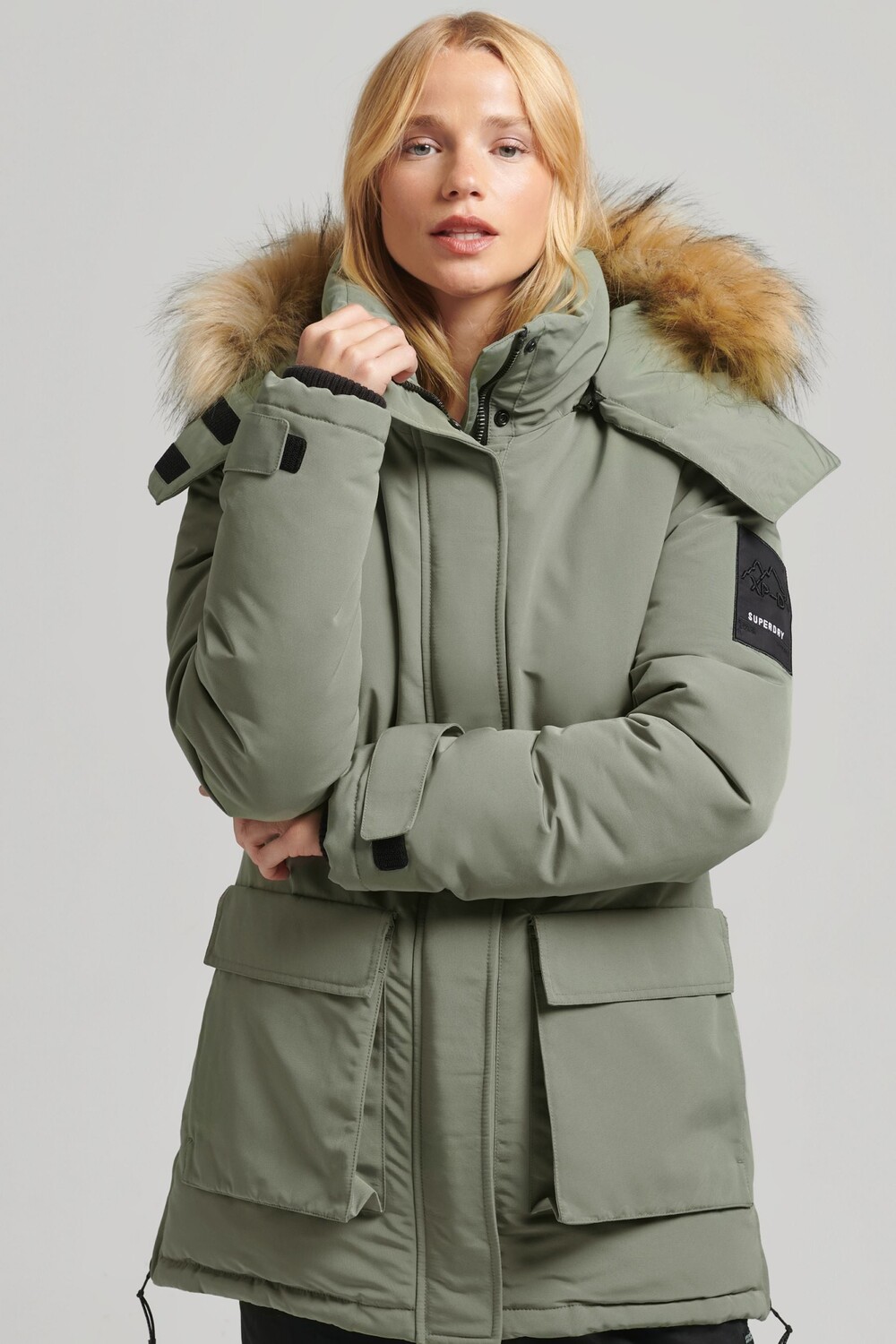 

Парка XPD Everest Superdry, зеленый