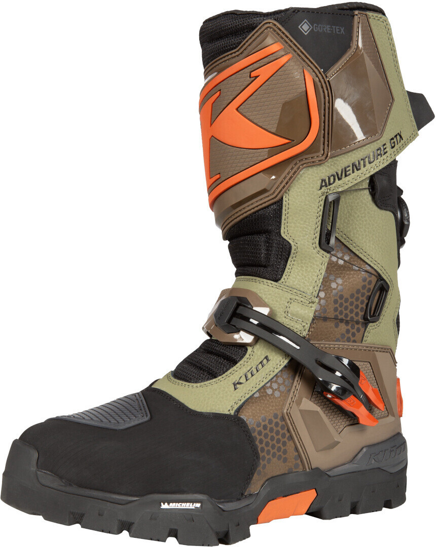 

Klim Adventure GTX Мотокросс сапоги, коричневый/оливковый