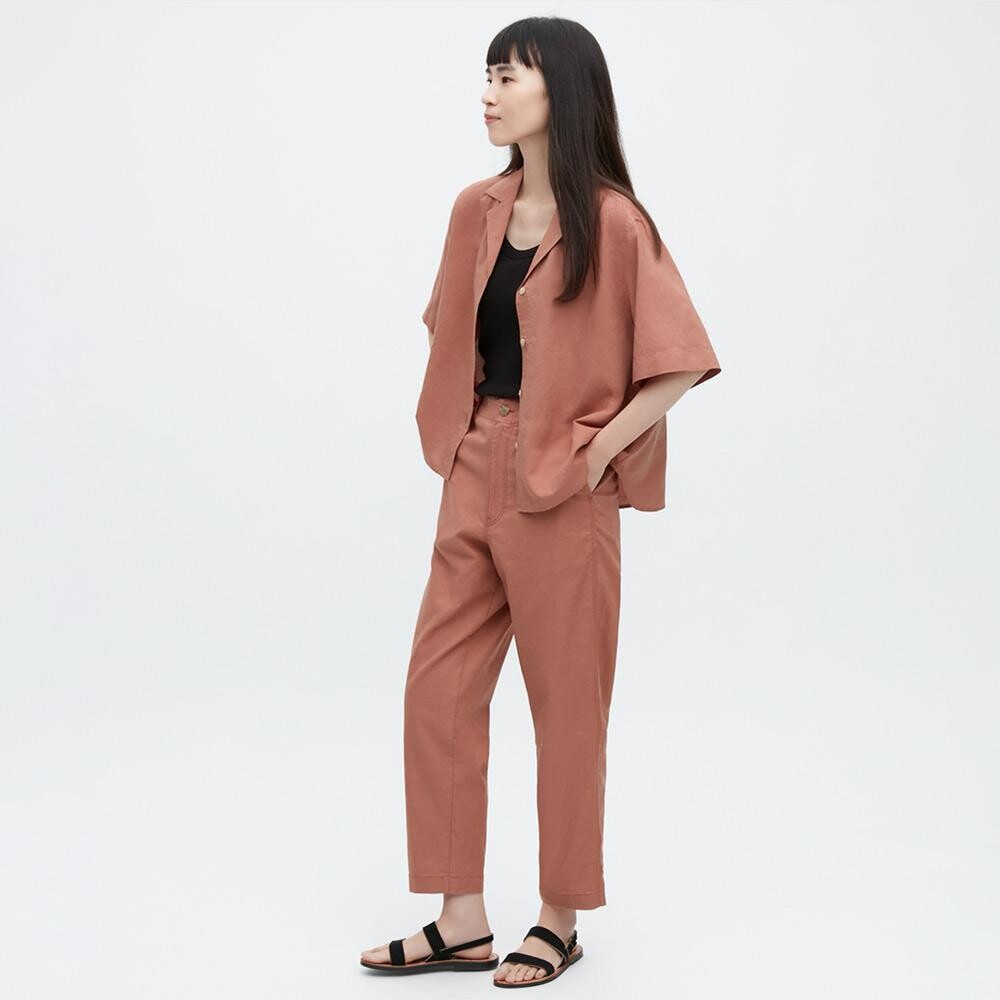 

Брюки повседневные Uniqlo, кэмел